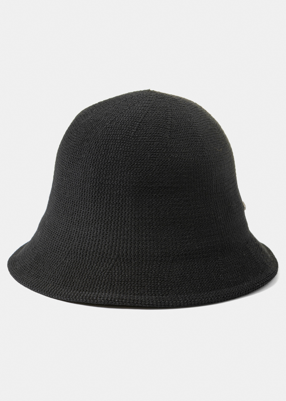 Black Knitted Bucket Style Hat 2